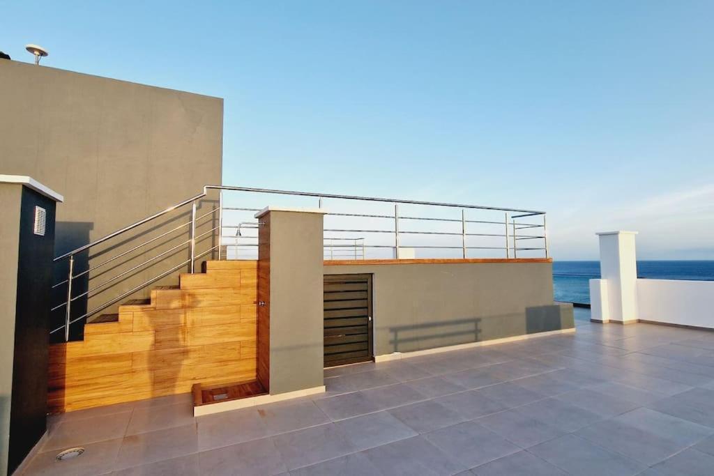 Apartamento Encantador Com Piscina E Vista Mar Praia Esterno foto